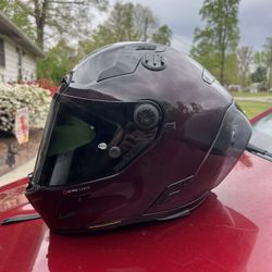 Track Helmet, Dark Red 2025 Nolan Series 