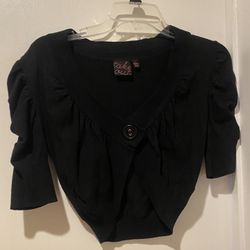 Mini Cardigan Cropped Sweater 