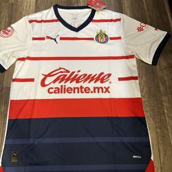 Chivas De Guadalajara Away Soccer Jersy Talla Mediana