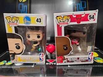 $35 - for both Funko POP! NBA Chicago Bulls MICHAEL JORDAN Figure #54

Funko Pop! Vinyl: Stephen Curry #43