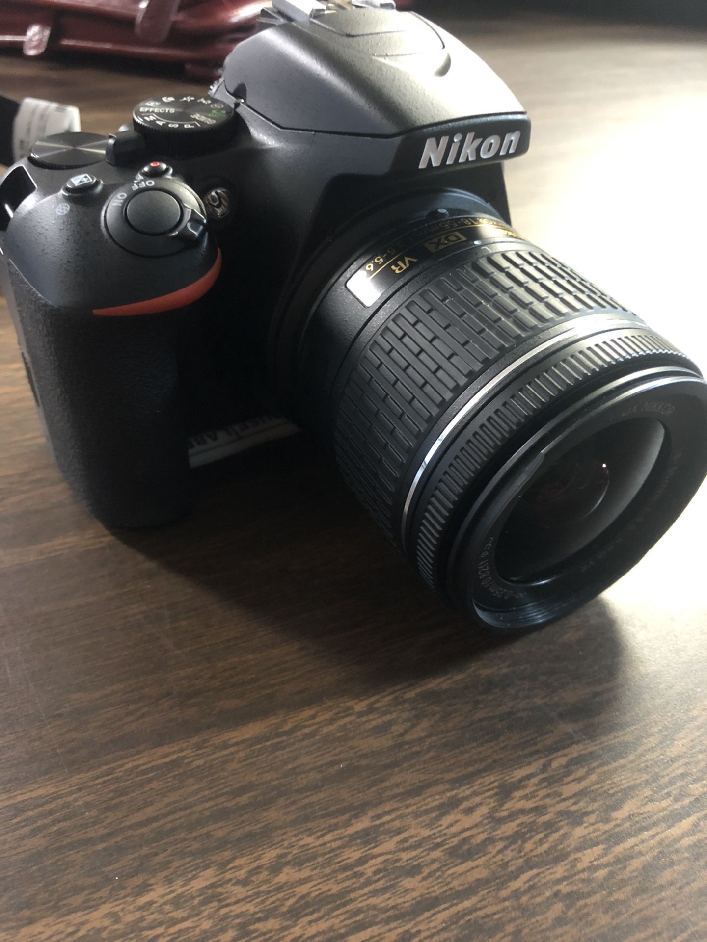 Nikon D3500 camera with lens