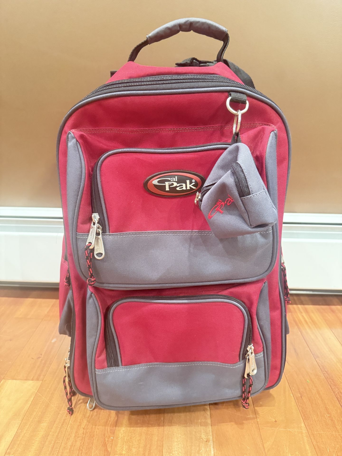 Travel Cal Pack Rolling Backpack/Luggage Carry On 21”x15”HEAVY DUTY!