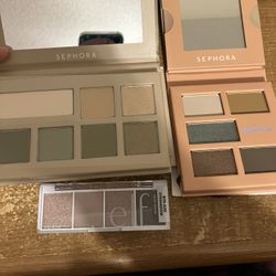 2 Sephora Mini Pallets And free!!! Elf Pallet 