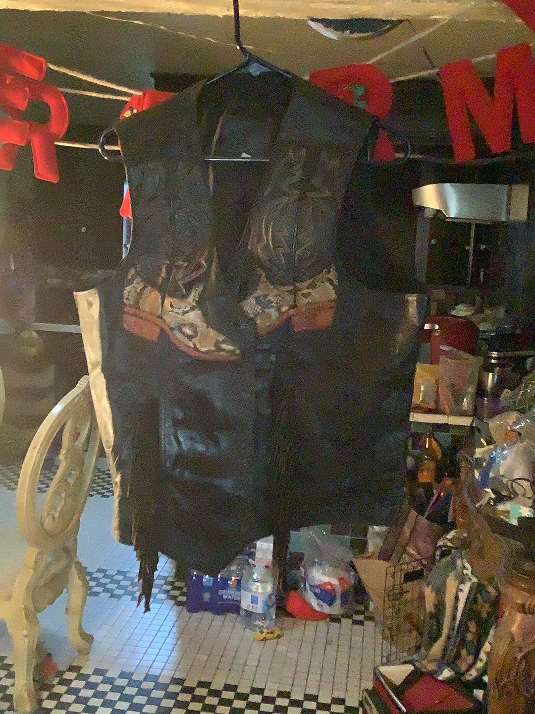 Leather Cauboy Vest