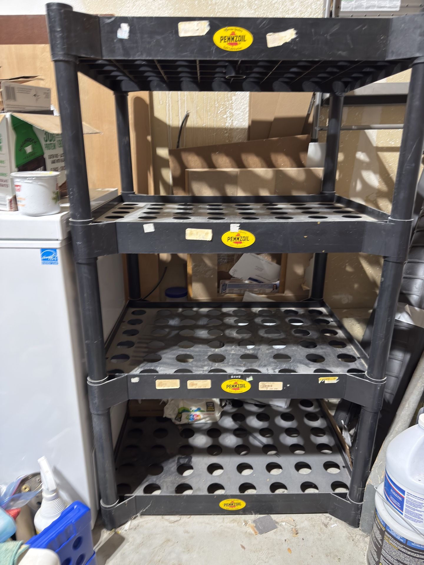 Pennzoil 4 Shelf Storage Rack