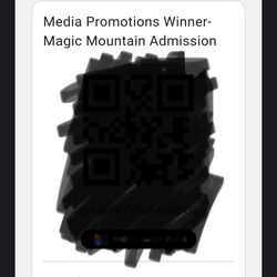 4 Tickets To 6 Flags Magic Mountain 
