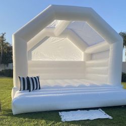 White Bounce House Commercial Grade For Sale!