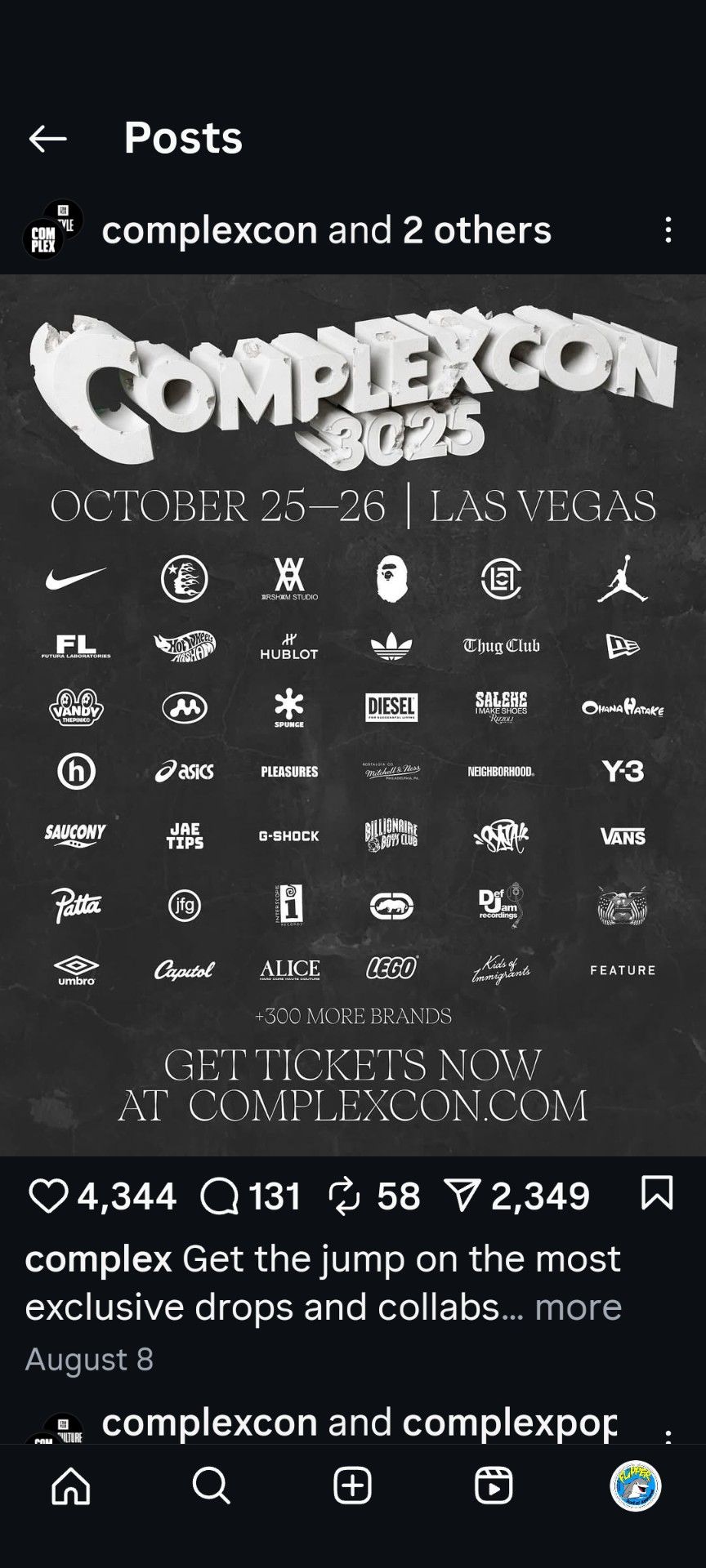 2-Day passes for complex con