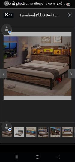Full size bed frame used