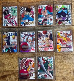One piece round1 promo trading card set nami luffy chopper zoro robin etc
