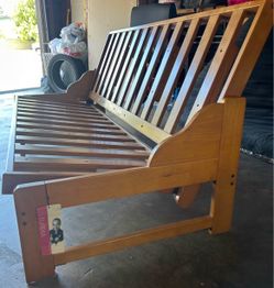 Solid Wood Eureka Futon - Retails for $600