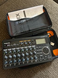 TASCAM DP-008EX 8-Track Recorder +  Case