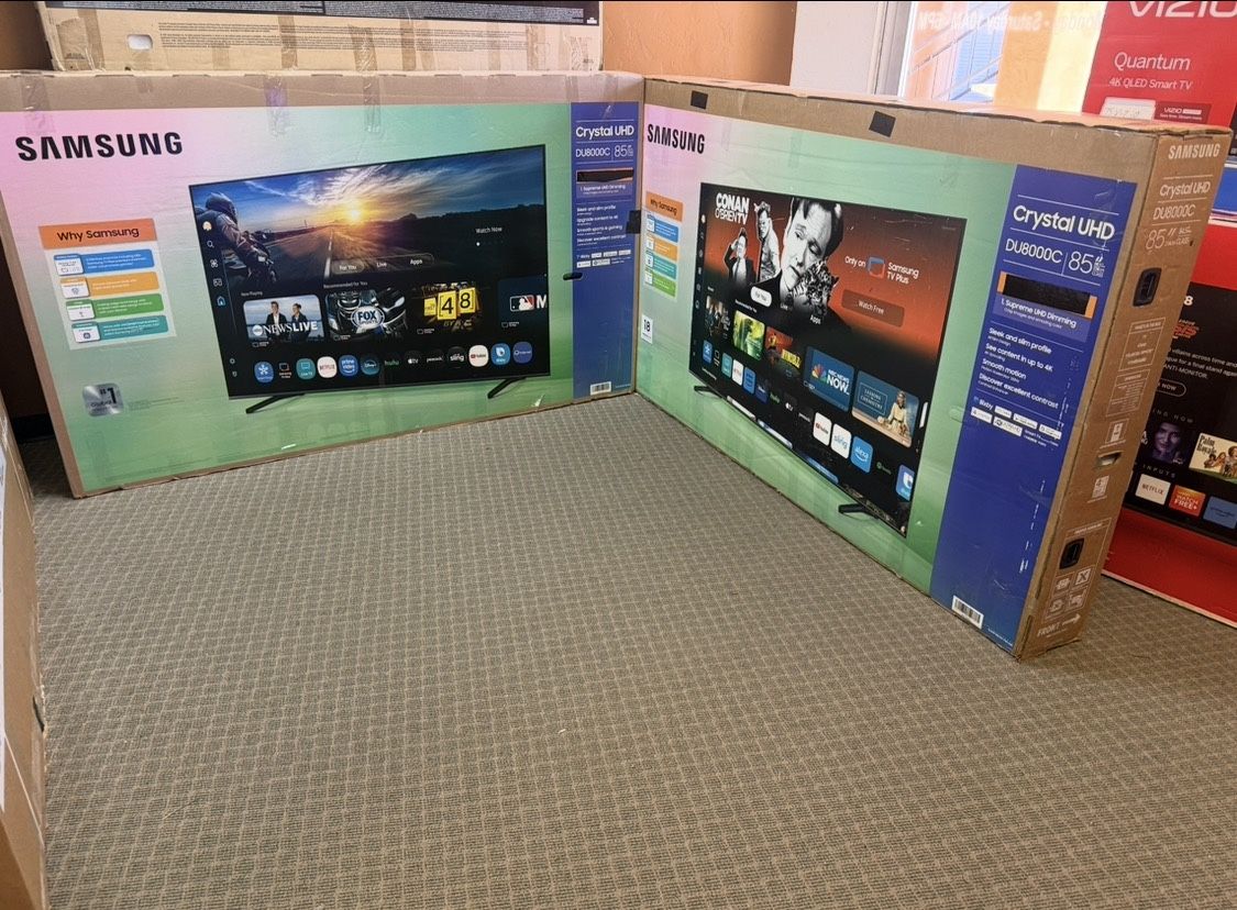 85 Tv Free Delivery Six Month Warranty $55 Down On Financing 85 Samsung Tv Smart 4K Hd Tv