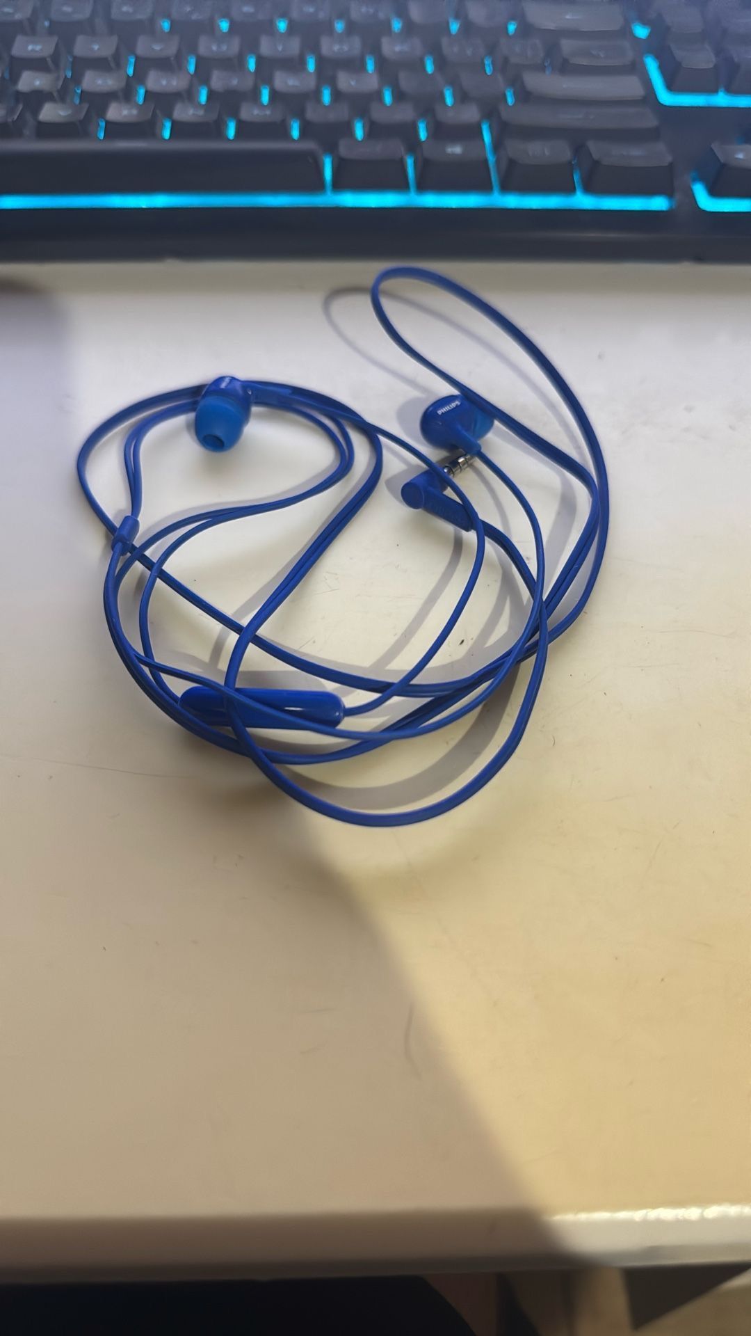 PHILIPS Big Bass in Ear Headphones with Mic - Blue