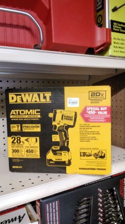 DEWALT 20V MAX BRUSHLESS 1/2" /PULG/PO COMPACT IMPACT WRENCH WITH HOG RING ANVIL KIT
