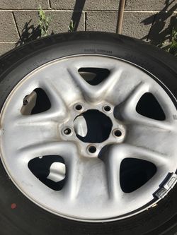 Stock Toyota rims and tires