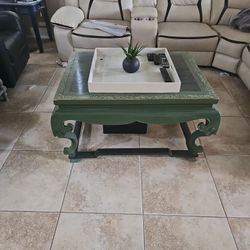 Sage Green Coffee Table (Rare)