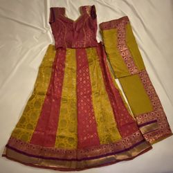Elegant Banarasi Lehenga Set - Like New