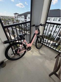Electric pink bike