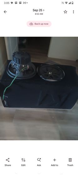 Kicker comp vx 12s in custom box
