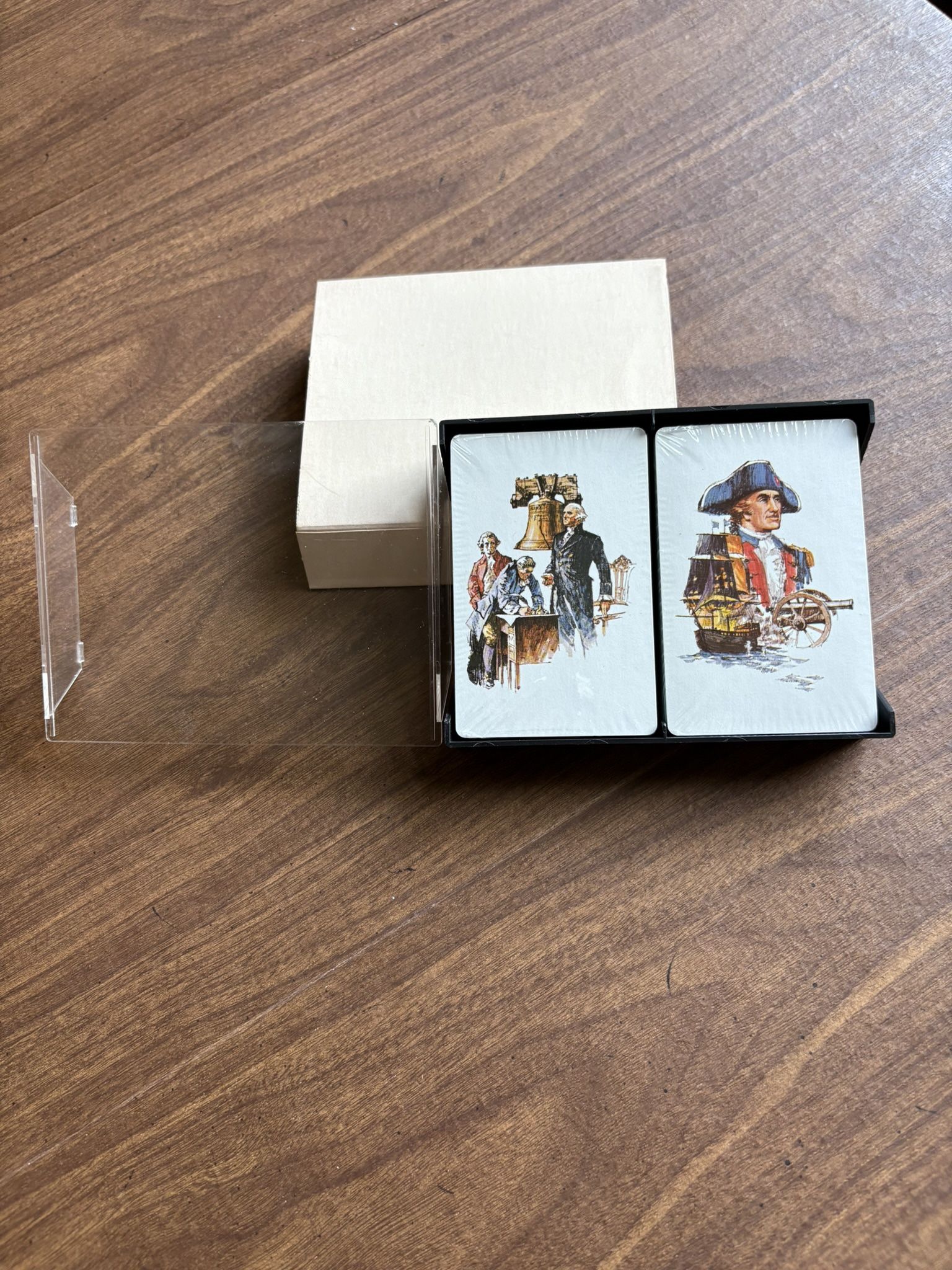 SEALED Set Of 2 American Bicentennial Playing Cards In Case