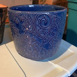 Blue Plant Pot