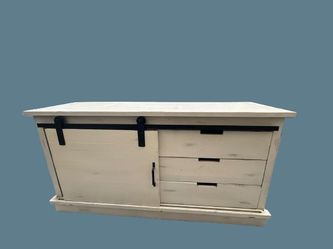 Off-white buffet cabinet console