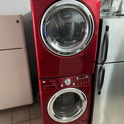27 Wide Washer And Dryer LG Electric 