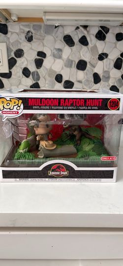 Funko Pop Moment Jurassic Park Muldoon Raptor Hunt #1204