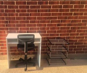 Small student desk with chair
