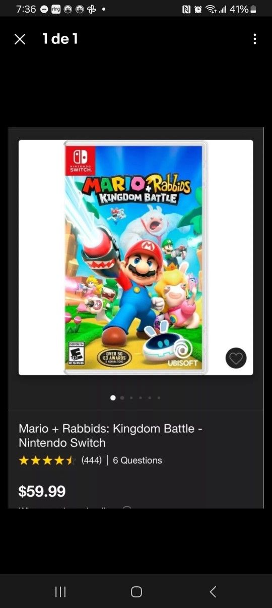Mario Nintendo Switch Game