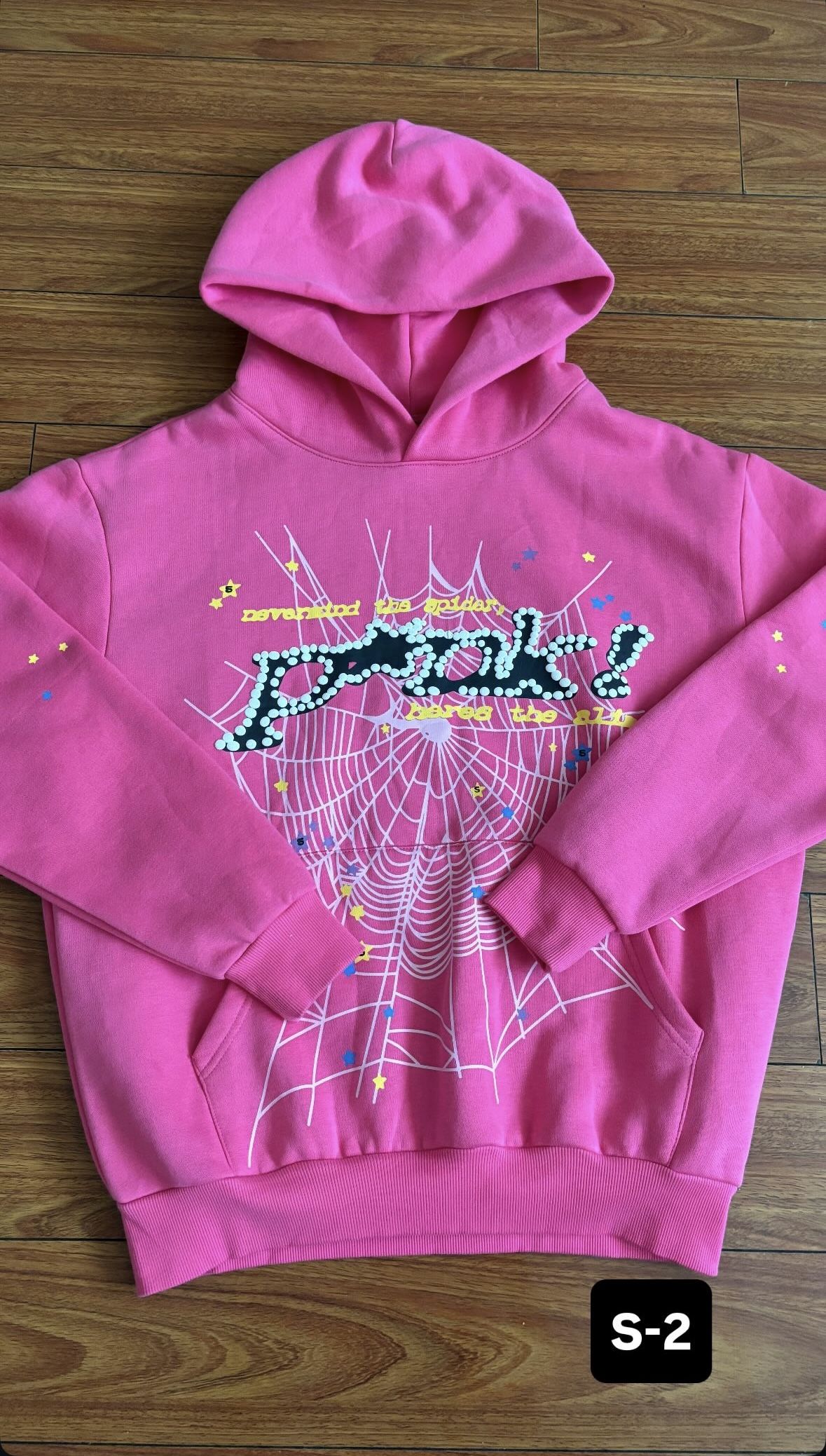 Pink Spider Hoodie