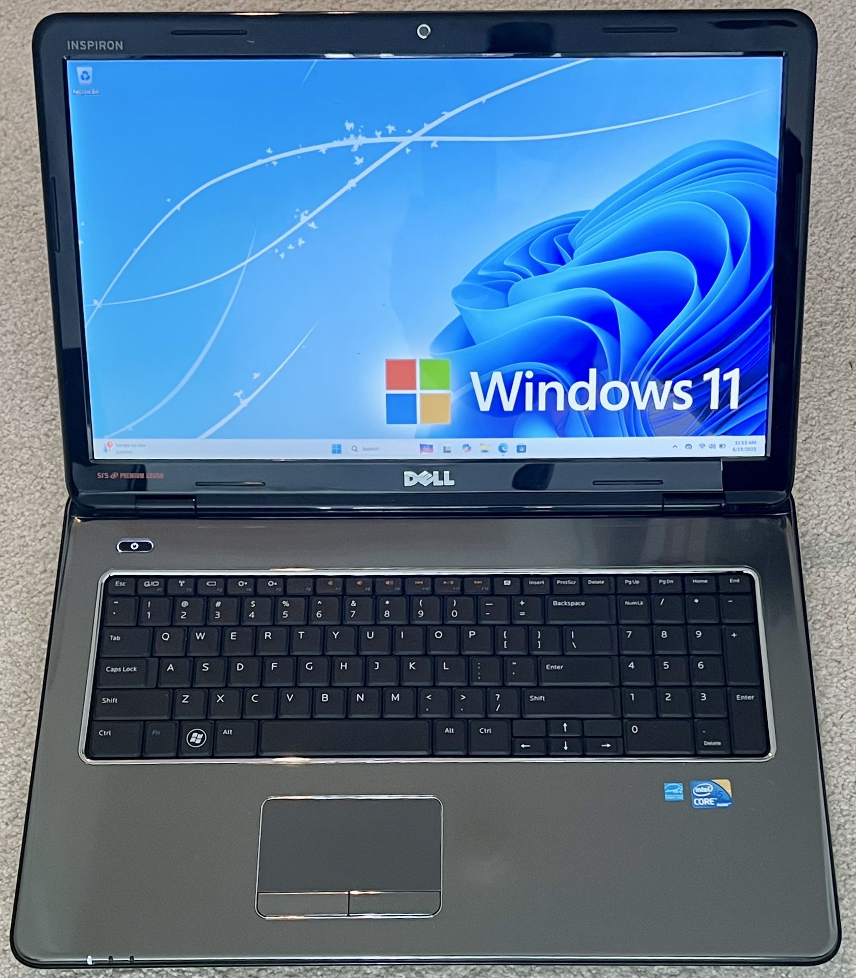 Dell Inspiron N7010 17.3” i5-M460 2.53GHz 8GB RAM 256GB SSD HDMI DVDRW Win11Pro Office21