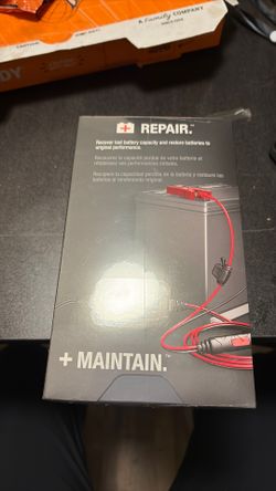 Battery charger plus maintainer
