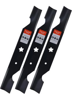 54” Mower Blades for Husqvarna 54 inch Zero Turn, 3 Blades, 5pt Star