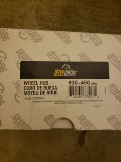 New 2010 honda element wheel hub 930-450