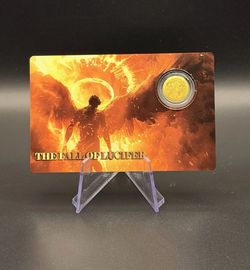 Liberia 2026 The Fall of Lucifer 1/1000 oz Gold 0.9999 COA Card