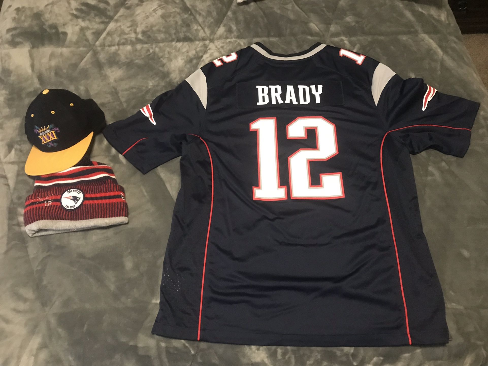 New England Patriots Gear ( Real Athletic Jersey) 
