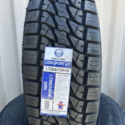 BRAND NEW SET OF ALL TERRAIN TIRES 265/75r16 LT265/75/16