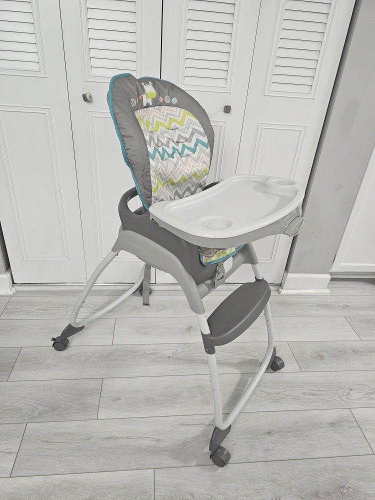 Ingenuity Trio 3-in-1 High Chair - Ridgedale - High Chair, Toddler Chair, and Booster

