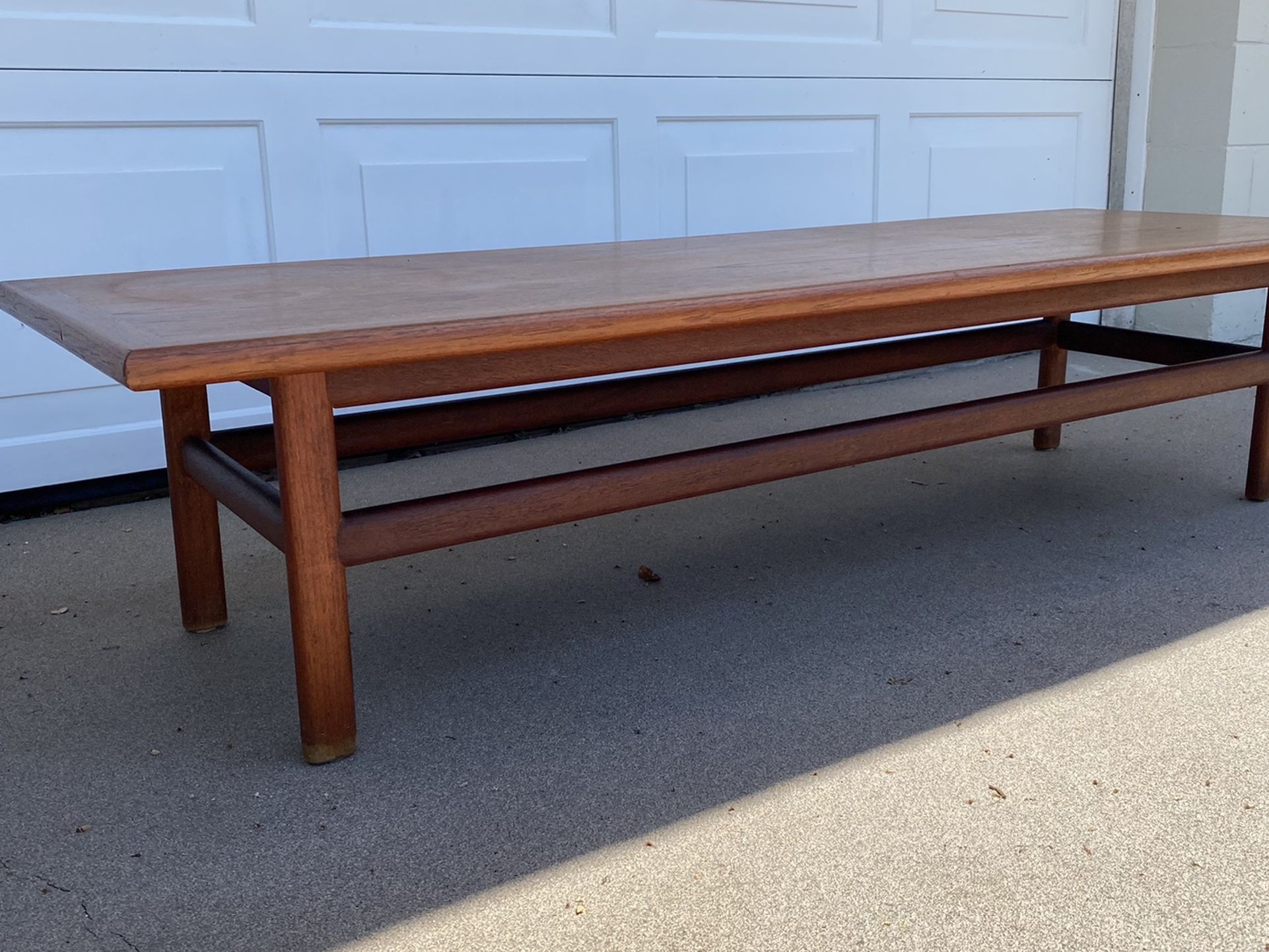 Vintage Mid Century Modern Wood Coffee Table