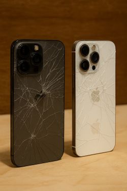 iPhone 13 cracked 14 plus back glass 16 pro screen 12 pro max 15 housing replacement