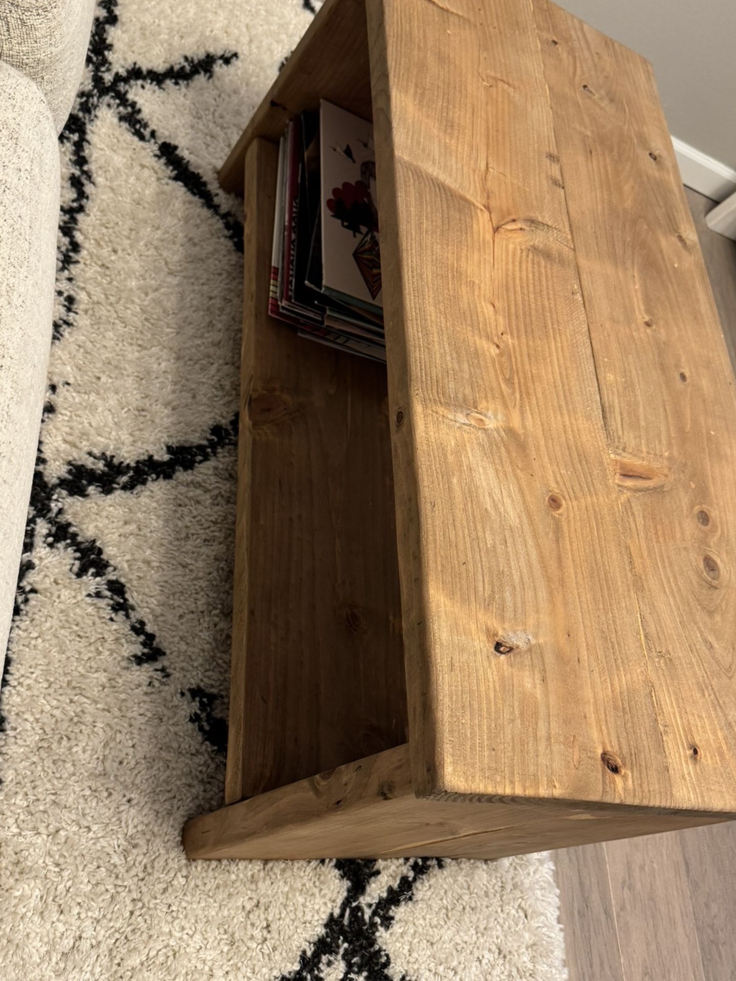 Handcrafted Real Wood Coffee Table