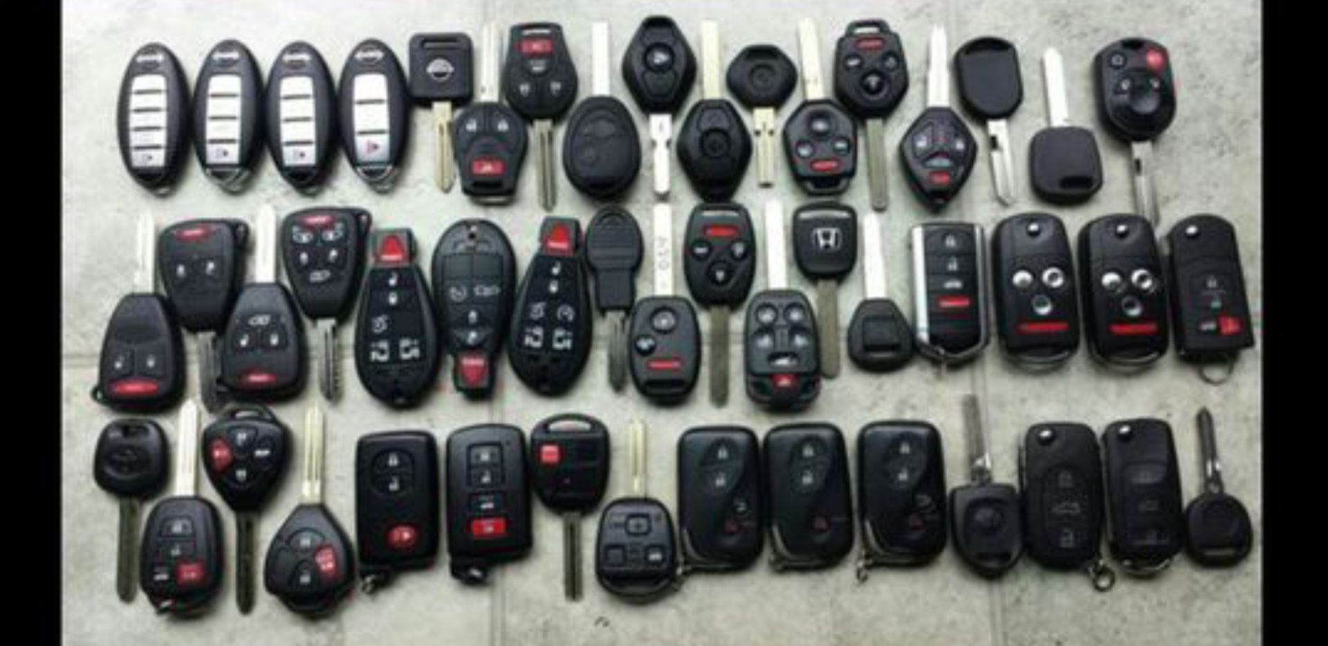 Cars Keys, Remotes. Keyless Fob
