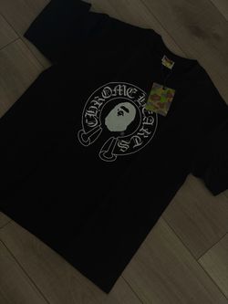 Chrome Hearts x BAPE Black T-Shirt - Size Medium