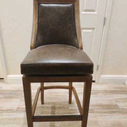Armen Living Presley Brownstone Bar Height Stool