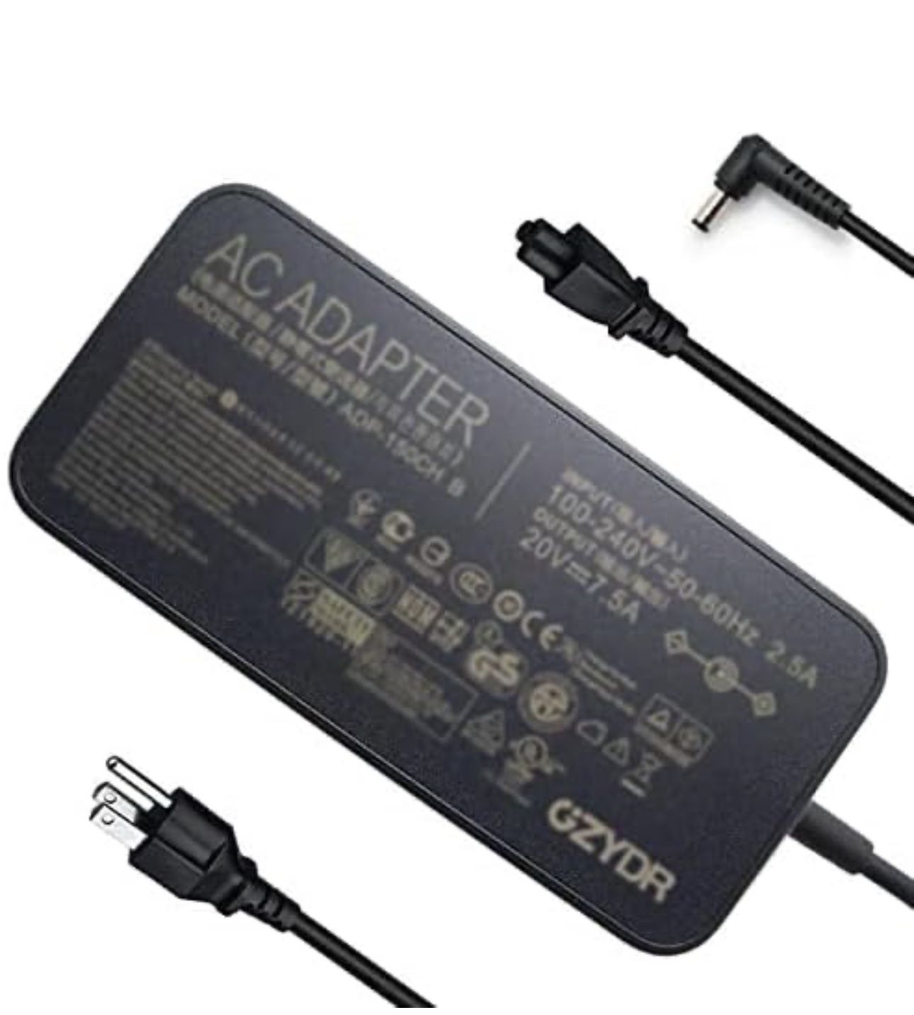 150W 20V 7.5A AC Adapter Charger Fit for Asus ADP-150CH B A18-150P1A Rog G531GT G731GT FX505GT FX505DD FX505DT FX505DU FX705GT FX705DD FX705DT FX705DU