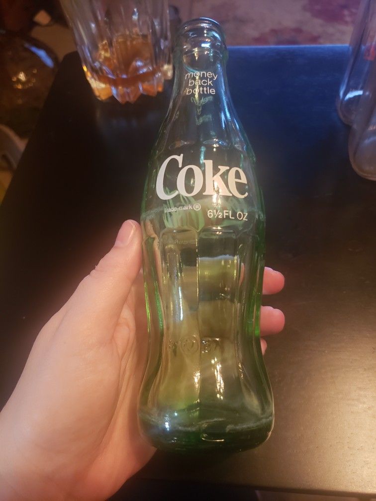 Vintage Coke Cola Glass Bottle