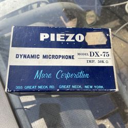 vintage Mura Piezo Model DX-75 dynamic microphone