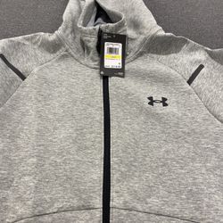 Under armor M grey jacket 